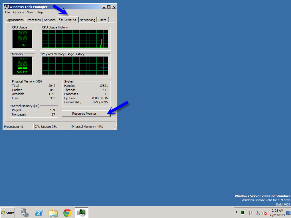 How to monitor your ressources usage in your windows VPS step 2