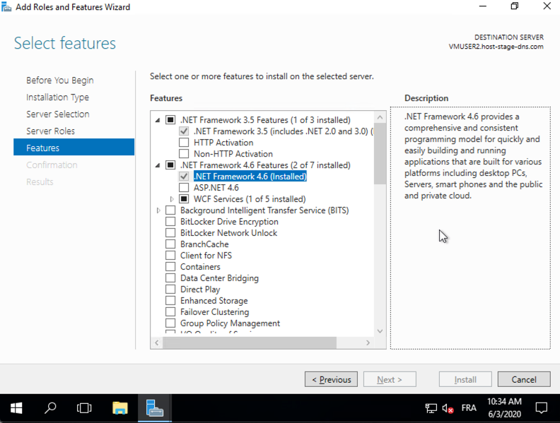 How to Install Net Framework on a windows server