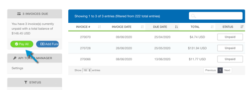 How to mass pay your invoices