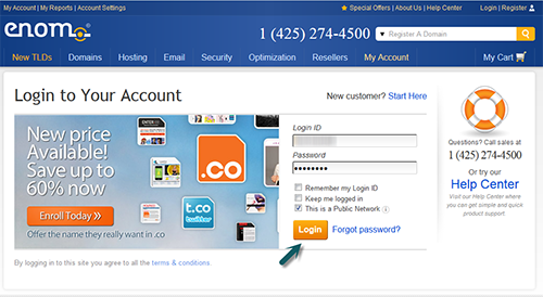 how to change your nameservers at Enom Change an dupdate Enom Nameservers