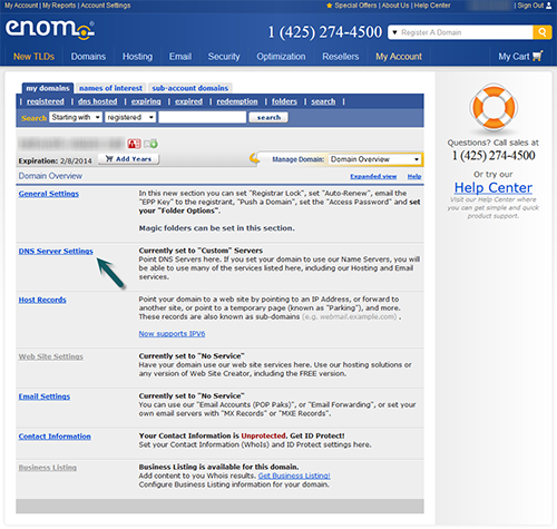 how to change your nameservers at Enom Change an dupdate Enom Nameservers
