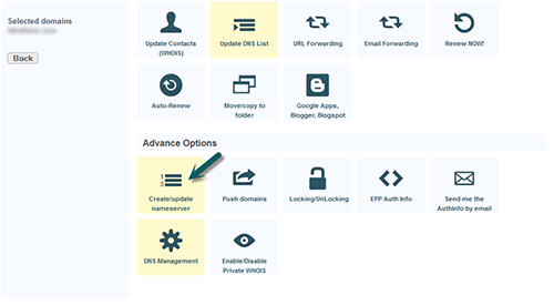 How to register your domain's nameservers at InternetBS Register private nameservers at InternetBS