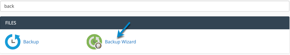 cPanel  interface backup Icon 