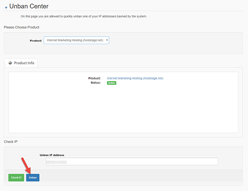 how to unban your IP address in server's firewall