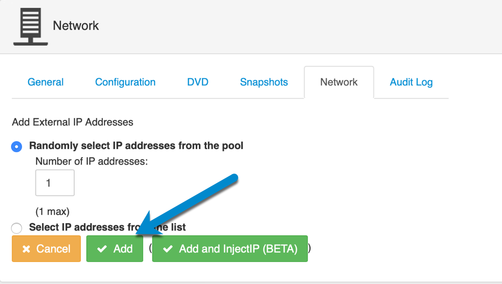 Illustration to set Windows VPS IP from HostStage