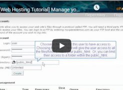 [VIDEO] HOW TO MANAGE YOUR FTP ACCOUNTS