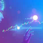 robot with fintech based graph to illustrate ecommerce growth